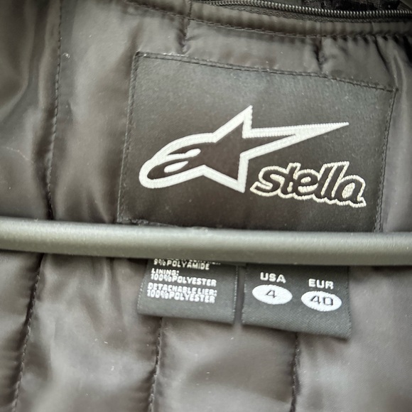 Alpinestar Stella Genuine Leather Motorcycle Jacket Alpinestars - Picture 3 of 4